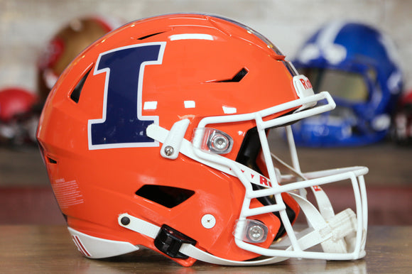 Illinois Fighting Illini Riddell Speedflex Authentic Helmet - Orange