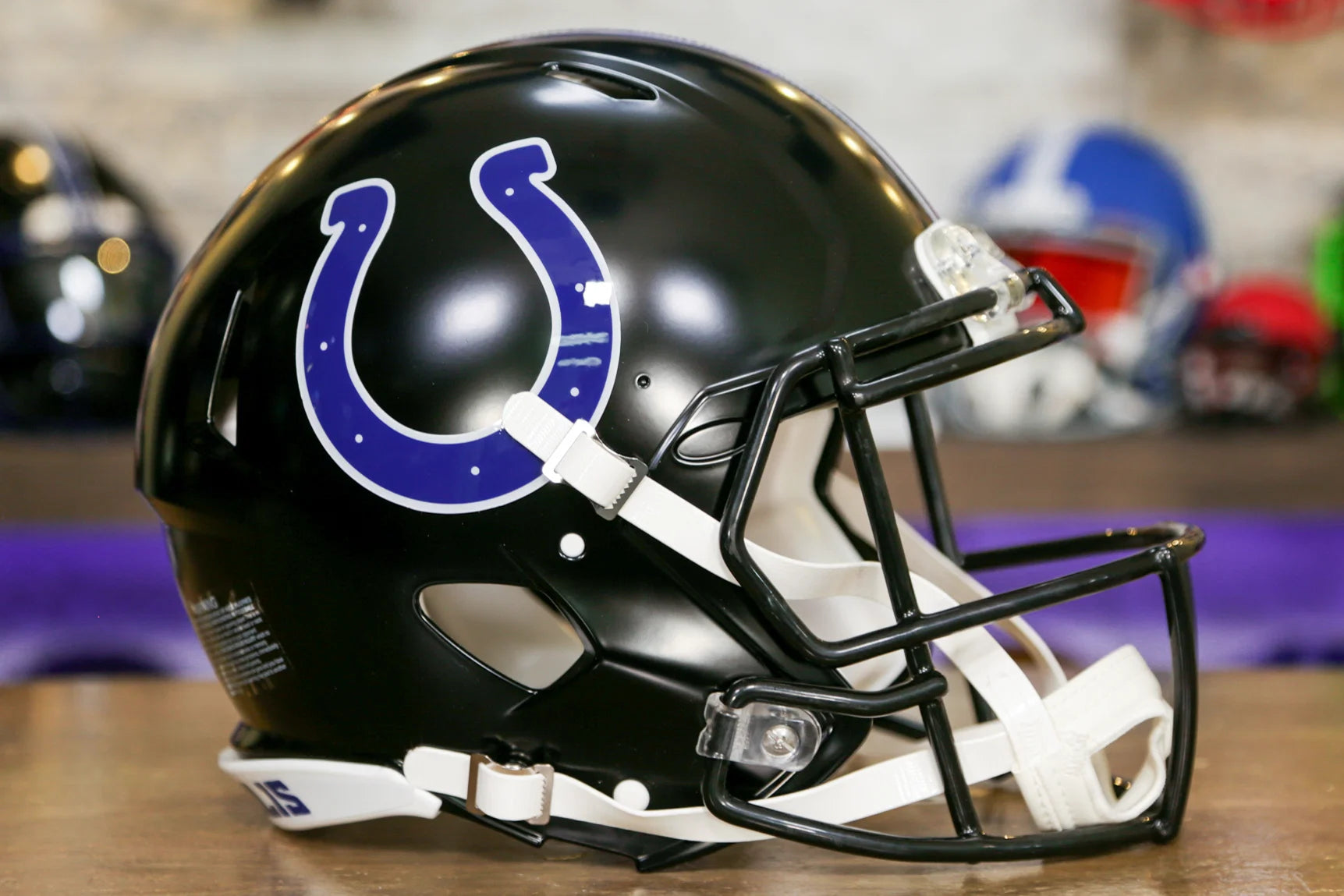 football helmet afro Indianapolis Colts Riddell Speed Authentic Helmet