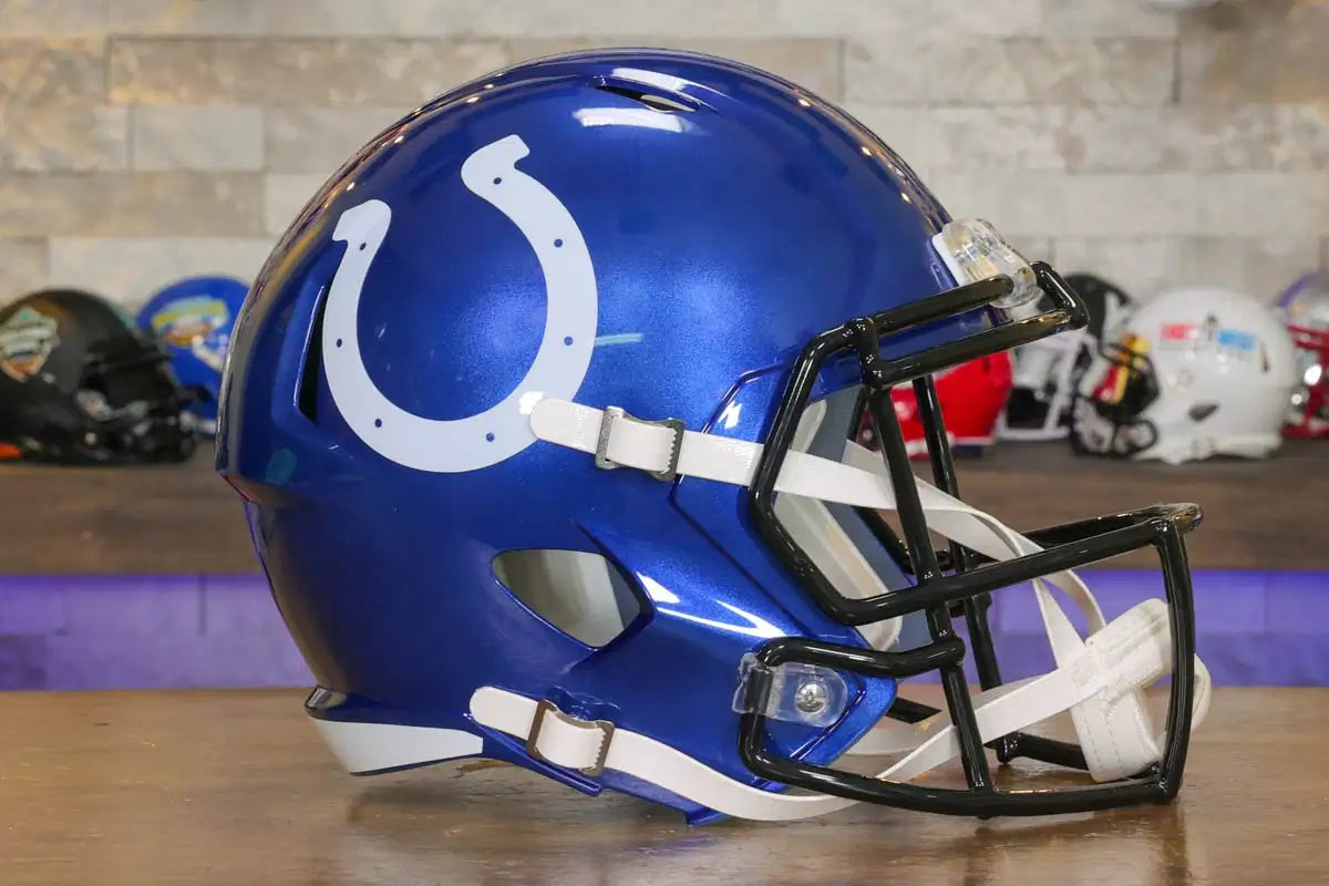 Indianapolis Colts Riddell Speed Display Helmet - Rivalries