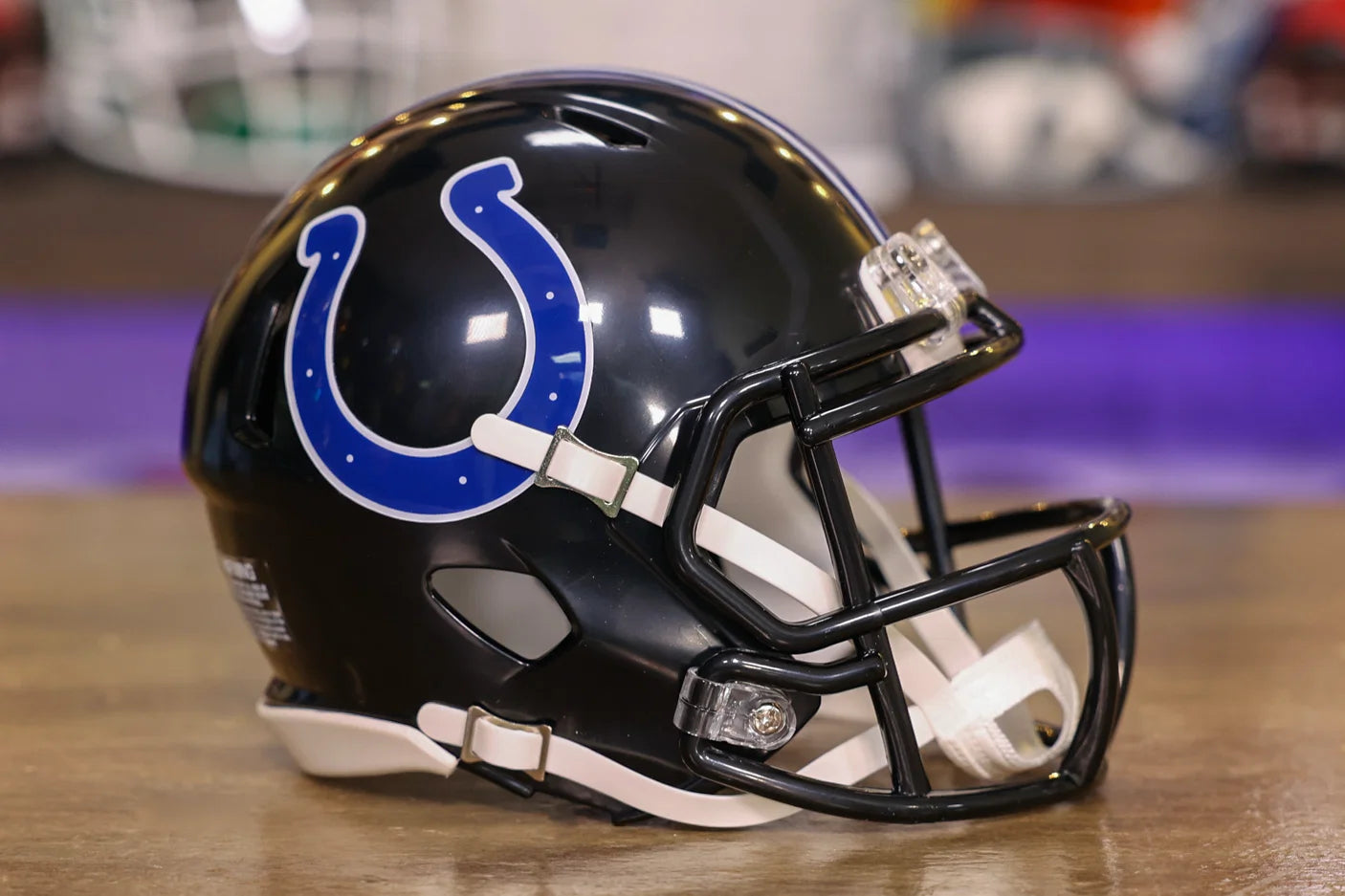 extra small football helmet Indianapolis Colts Riddell Speed Mini Helmet