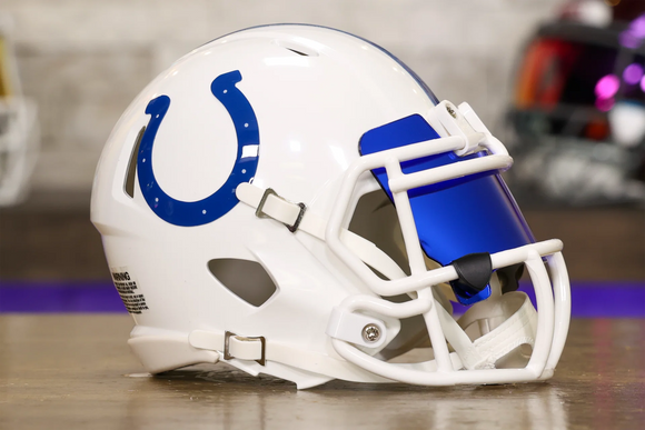 Riddell Mini Football Casque Speed Indianapolis Colts Colts Riddell Mini Football Casque Speed Indianapolis Colts Colts