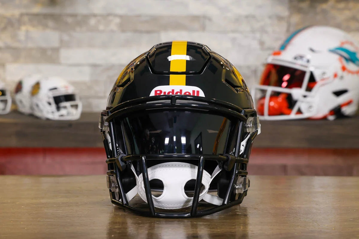 ahi football helmet Iowa Hawkeyes Riddell SpeedFlex Mid-Size Helmet – Green Gridiron, Inc