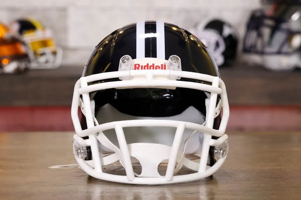 Jackson State Tigers Riddell Speed Mini Helmet – Green Gridiron, Inc Jackson State Tigers Riddell Speed Mini Helmet – Green Gridiron, Inc