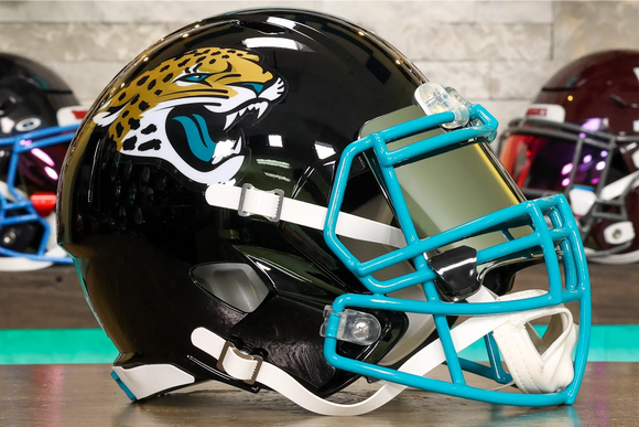 Jacksonville Jaguars Riddell Speed Display Helmet - GG Edition
