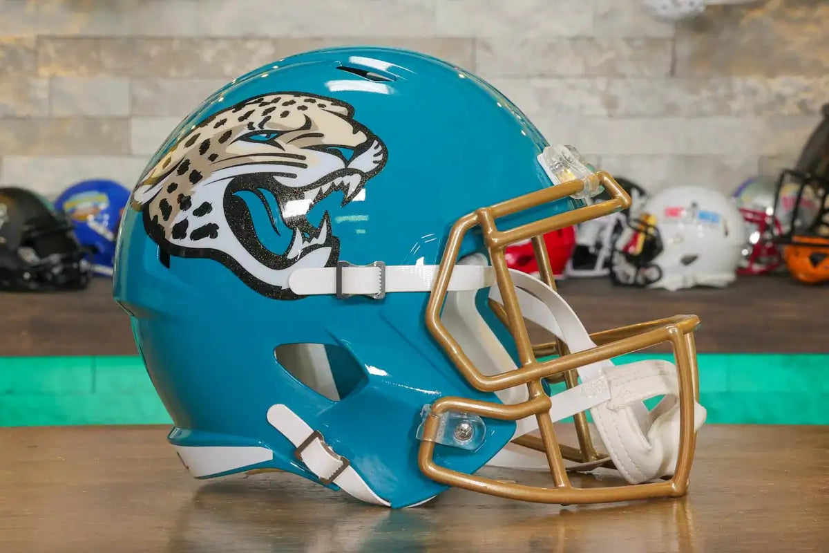 Jacksonville Jaguars Riddell Speed Display Helmet - Rivalries