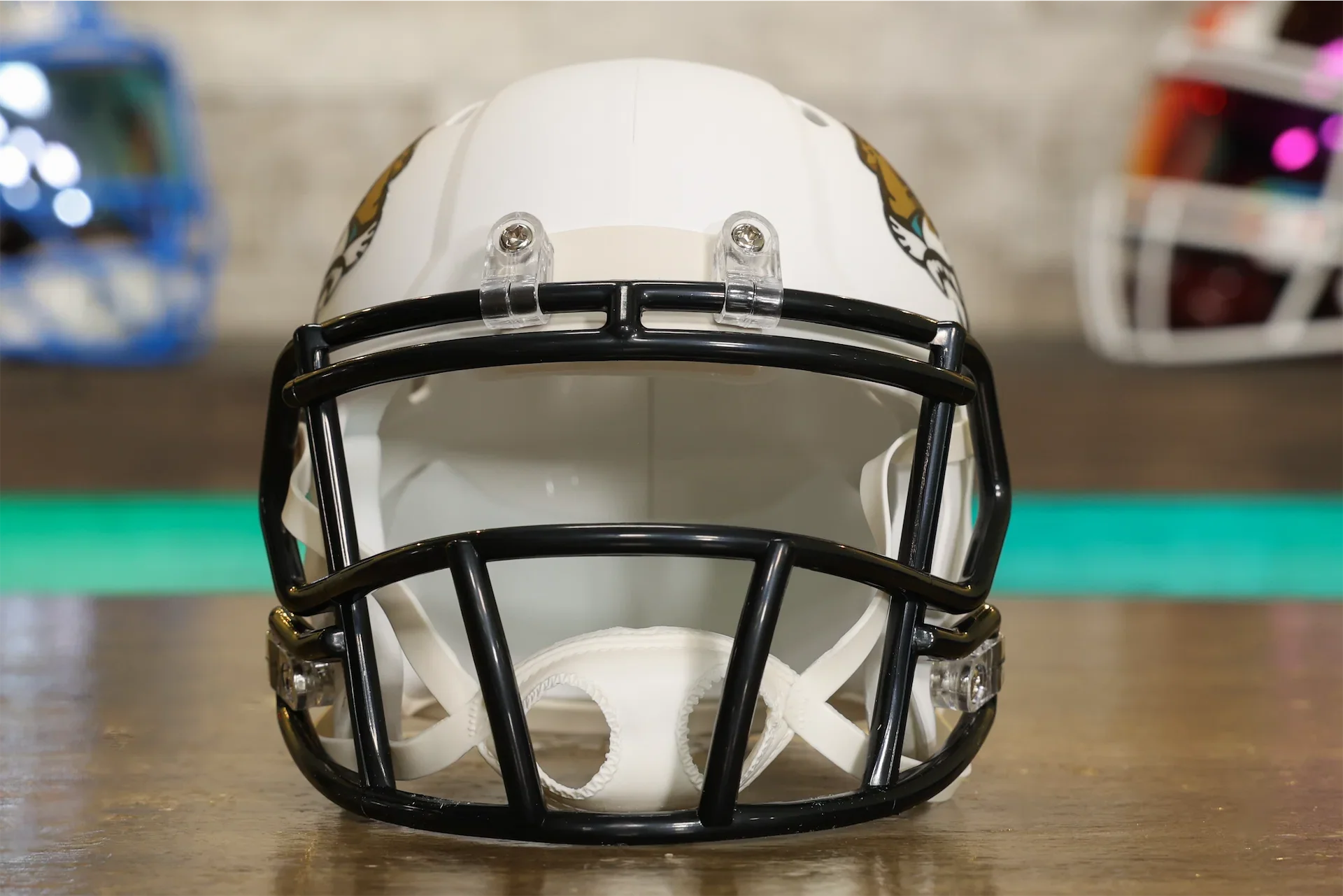 Jacksonville Jaguars Riddell Speed Mini Helmet - Shell White