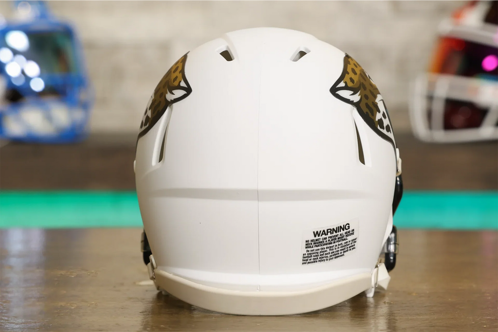 15mm miniature motorcycle helmet Jacksonville Jaguars Riddell Speed Mini Helmet