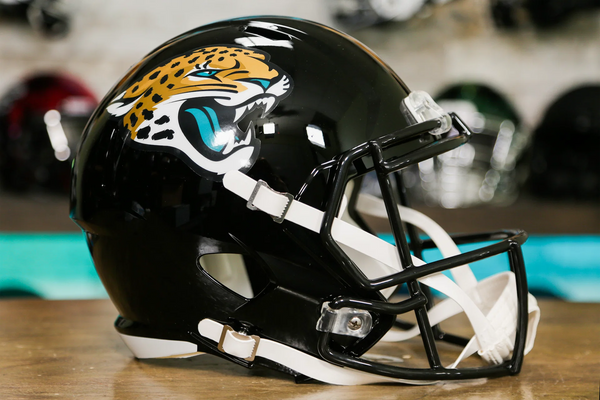 Jacksonville Jaguars Riddell Speed Full Size Replica Football Helmet