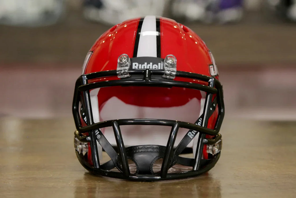 bj sports football helmet Boise State Broncos Matte Black Mini Speed Do not wear collectible helmets for protection Jacksonville State Gamecocks Mini Speed
