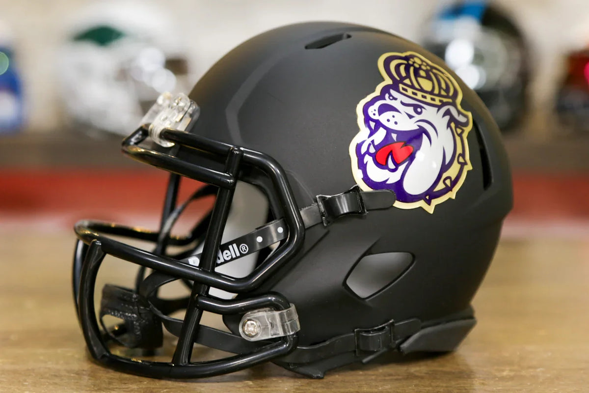 James Madison Dukes Riddell Speed Mini Helmet – Green Gridiron, Inc.
