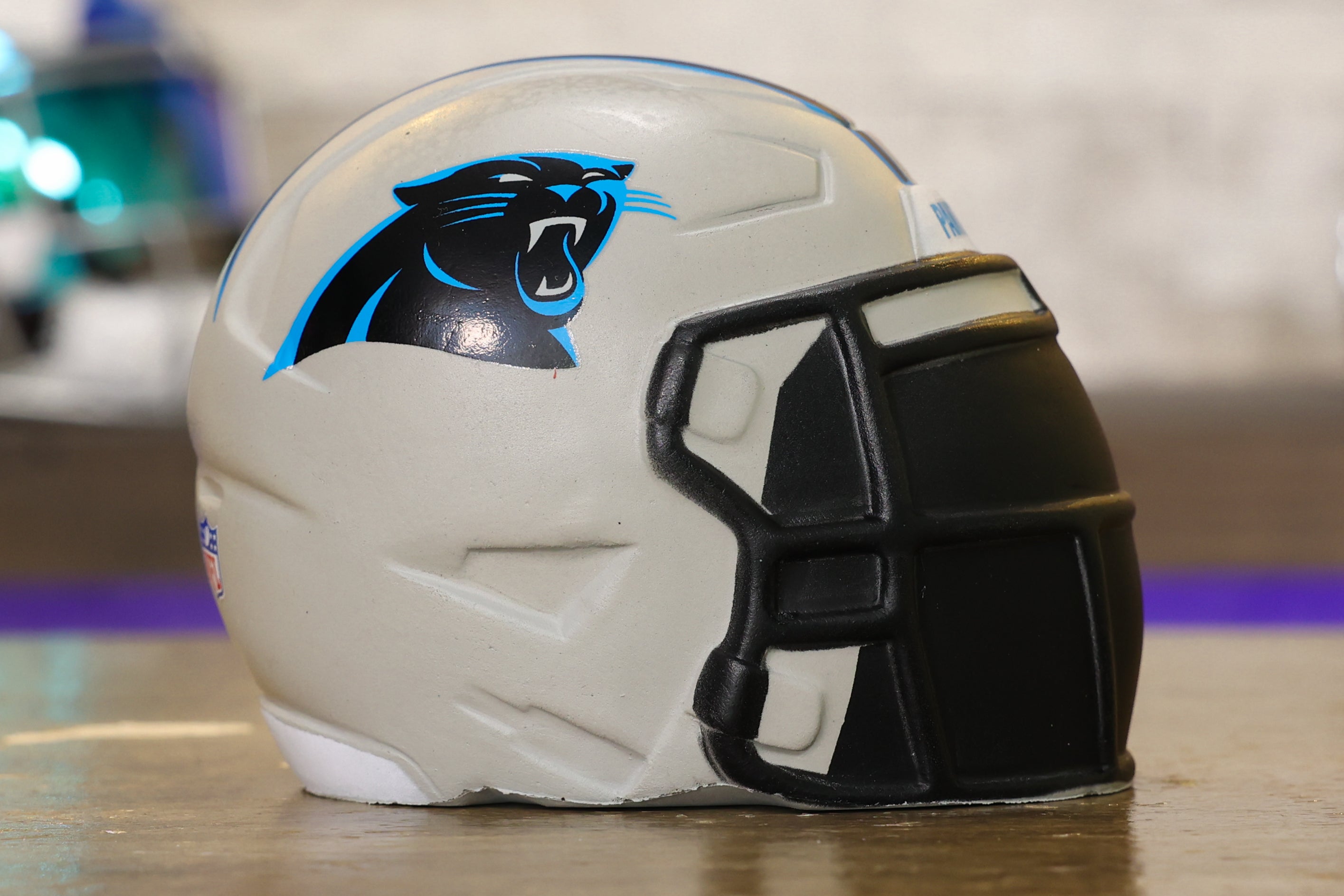 Jumbo Squeezymates Helmet - Carolina Panthers