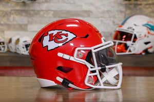 Kansas City Chiefs Riddell SpeedFlex Mid-Size Helmet – Green