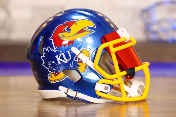 Kansas Jayhawks Riddell Speed Mini Helmet - GG Edition