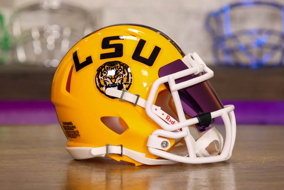 LSU Tigers Riddell Speed Mini Helmet - GG Edition