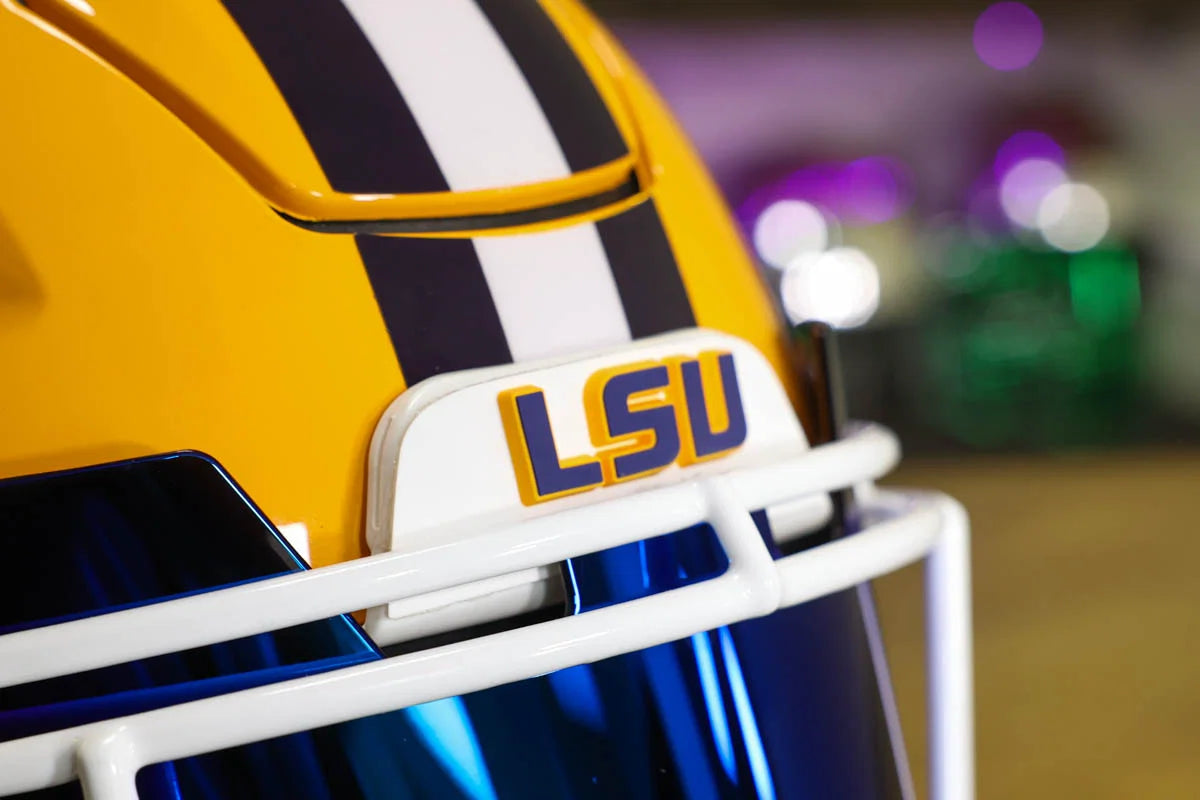 lsu f7 helmet LSU Tigers Riddell SpeedFlex Helmet