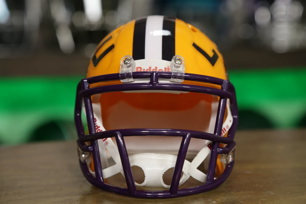 Casco da calcio LSU TIGERS NCAA Riddell Speed taglia intera Casco da calcio LSU TIGERS NCAA Riddell Speed taglia intera
