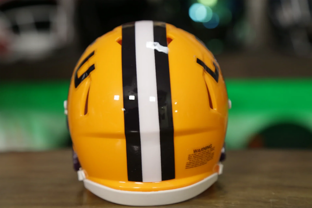 LSU Tigers Riddell Speed Mini Helmet – Green Gridiron, Inc