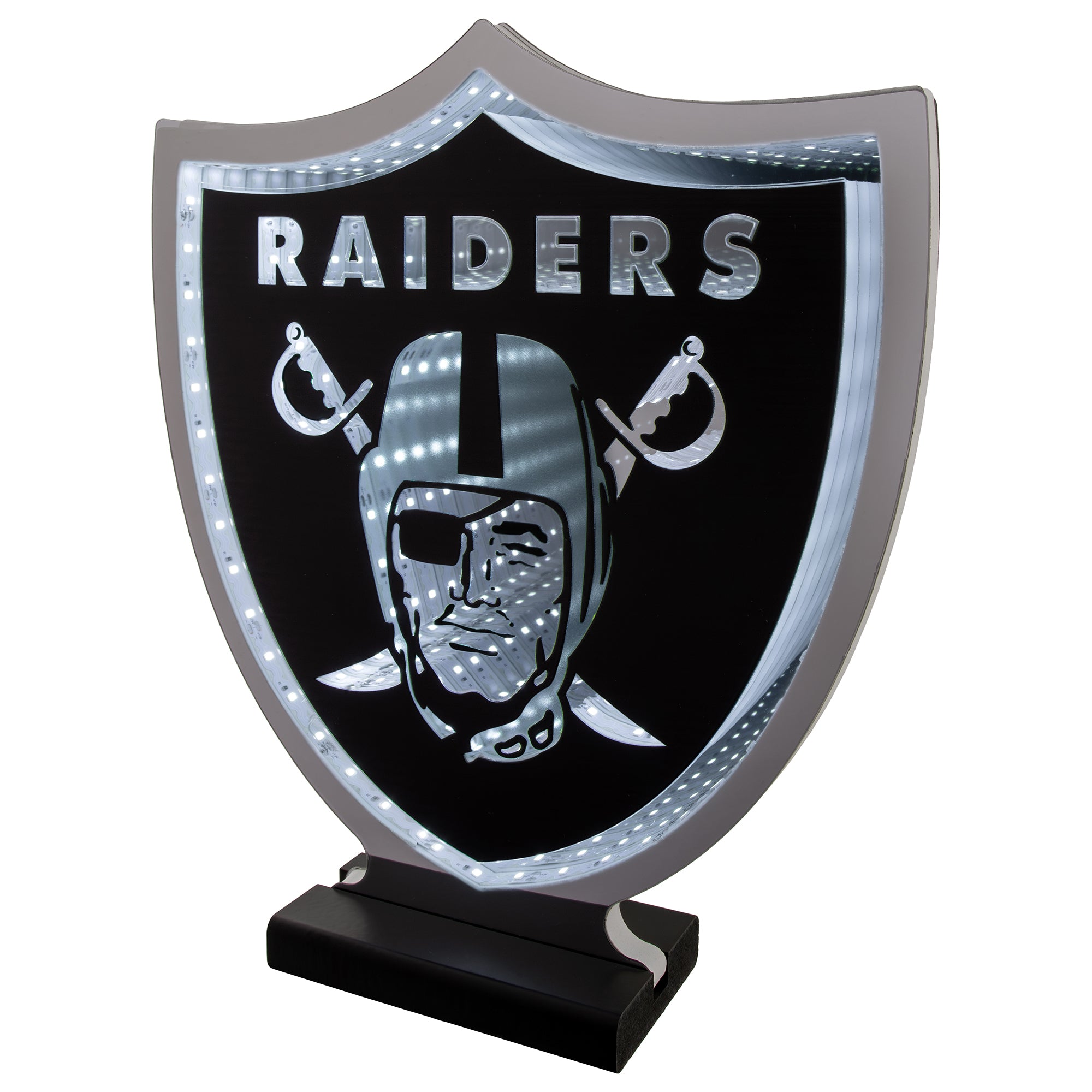 NFL LED Infinity Logo Light - Las Vegas Raiders – Green Gridiron, Inc.