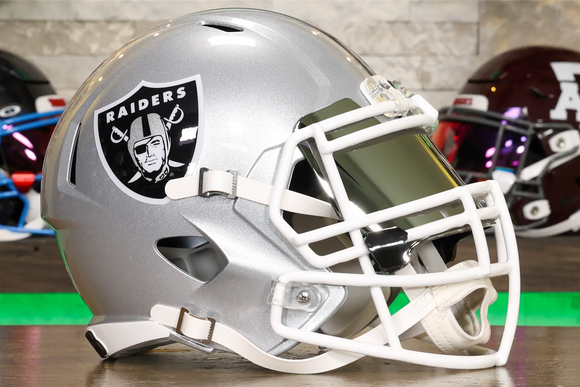 Las Vegas Raiders Riddell Speed Display Helmet - GG Edition
