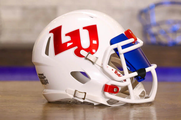 flaming football helmets Liberty Flames Riddell Speed Mini Helmet