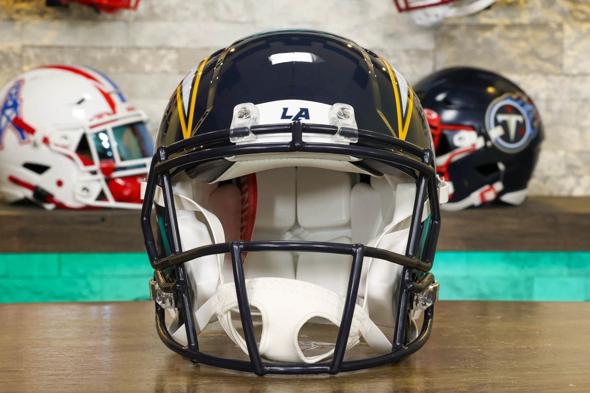 covid-19 nfl football helmets Los Angeles Chargers Riddell Speed Authentic Helmet