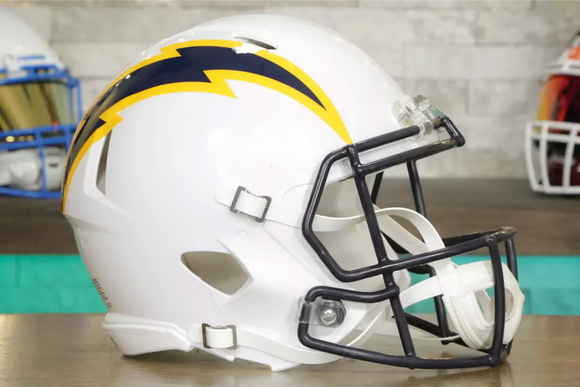 Los Angeles Chargers Riddell Speed Authentic Helmet Navy Color Rush Alternate