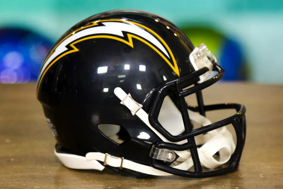 1988 football helmet Los Angeles Chargers Riddell Speed Mini Helmet