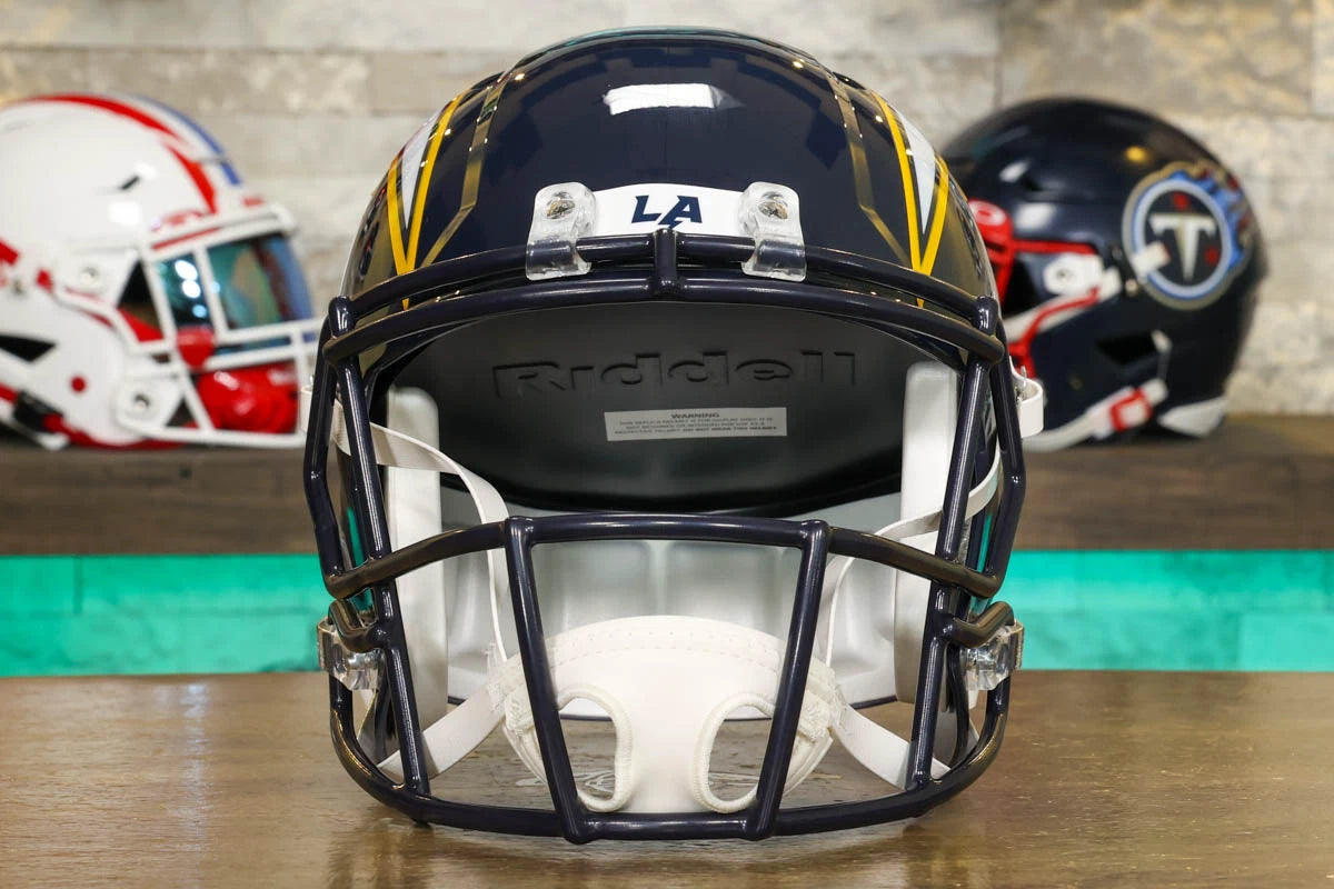 chargers motorcycle helmet Los Angeles Chargers Riddell Speed Display Helmet