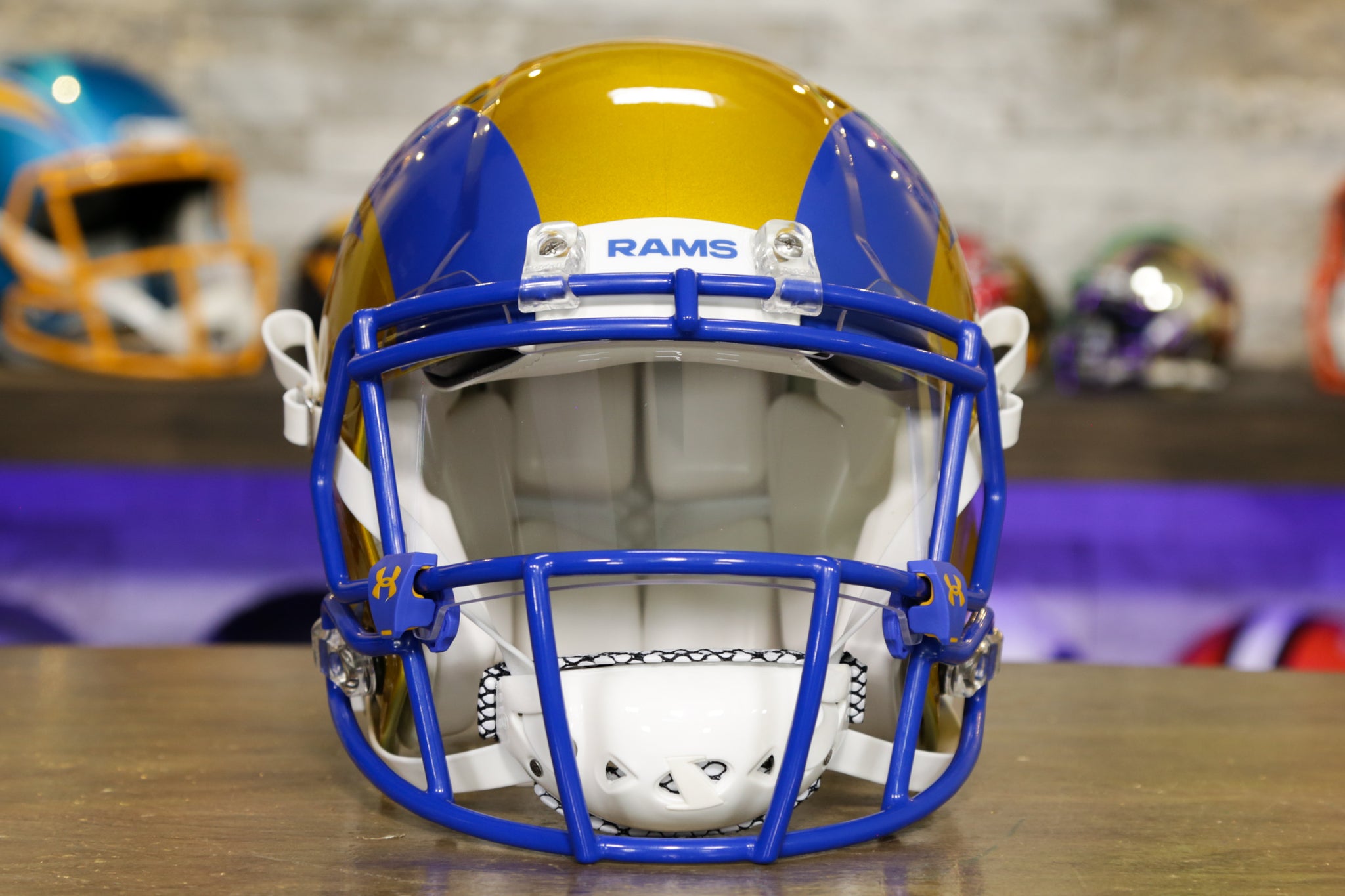 Football Visor Arsenal Clear NCAA/NFHS Approved Polycarbonate