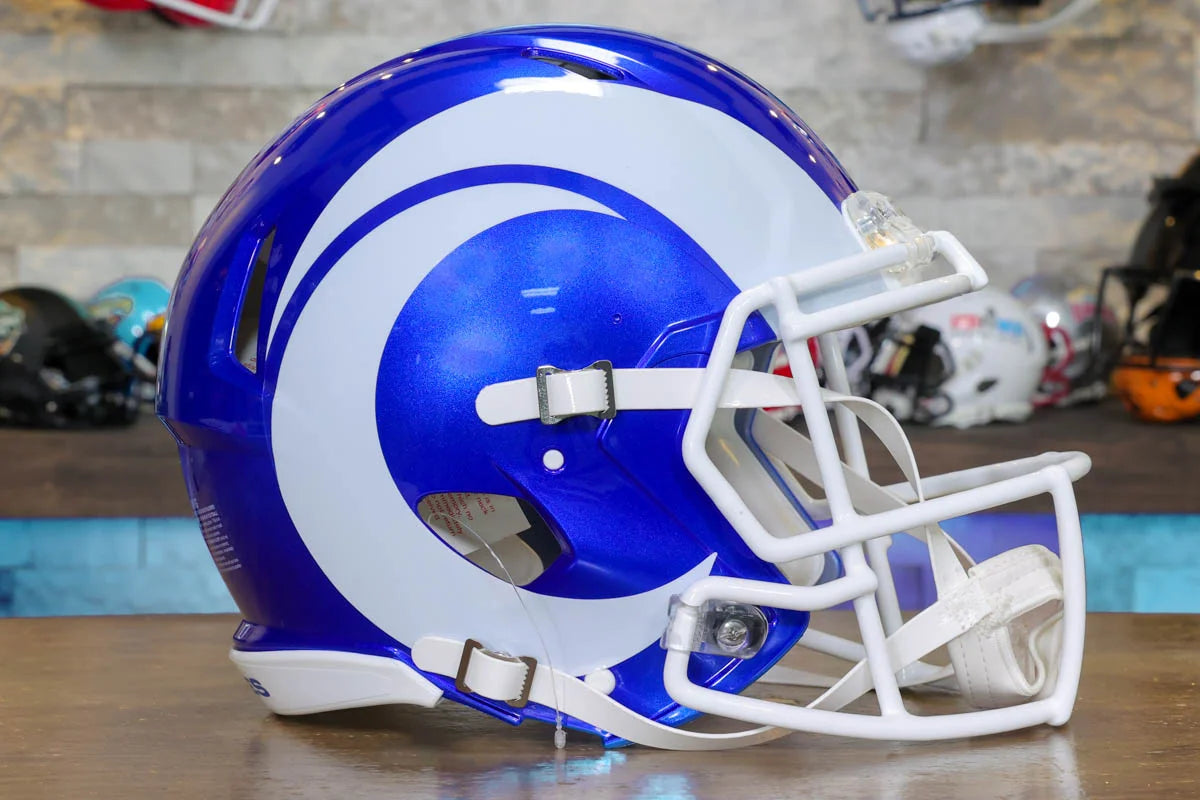 Los Angeles Rams Riddell Speed Authentic Helmet - Fearsome White