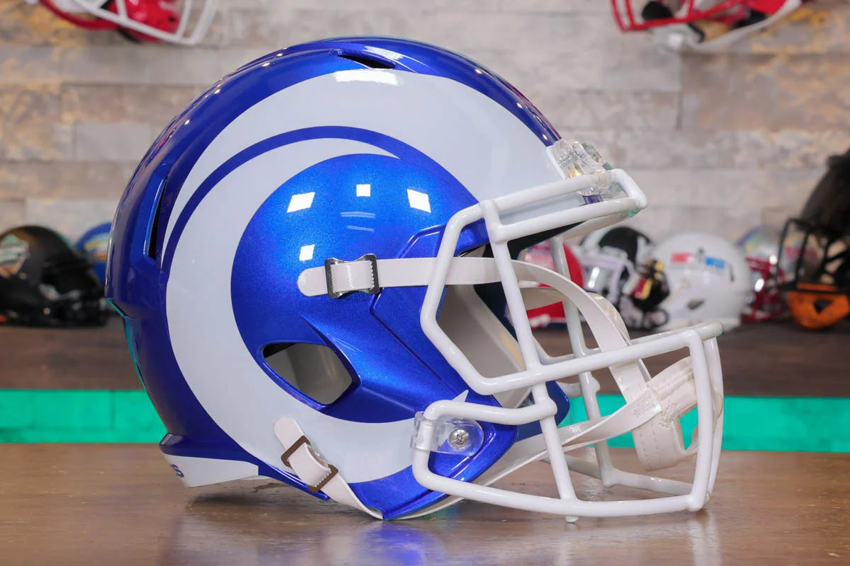 Los Angeles Rams Riddell Speed Display Helmet - Fearsome White