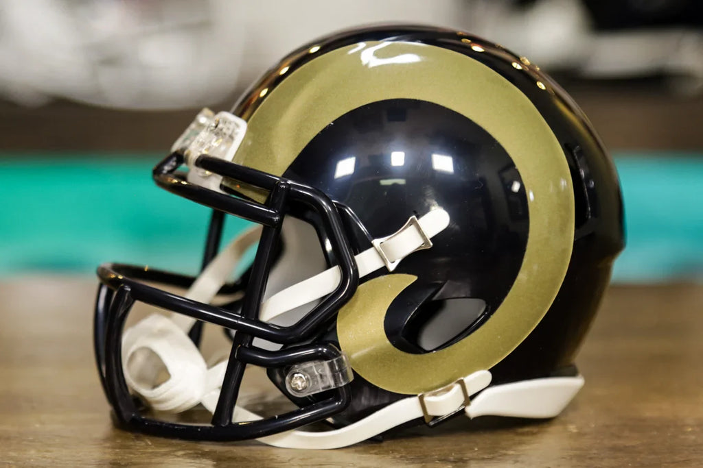 2008 stl slam football helmet St Louis Stallions Mini | Proposed Team Just peel and place St. Louis Rams Riddell Authentic