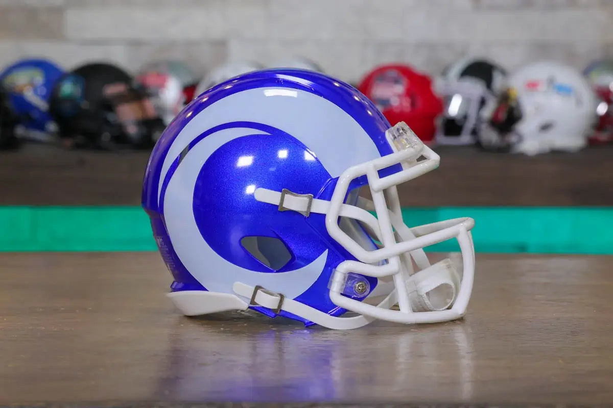 Los Angeles Rams Riddell Speed Mini Helmet - Fearsome White