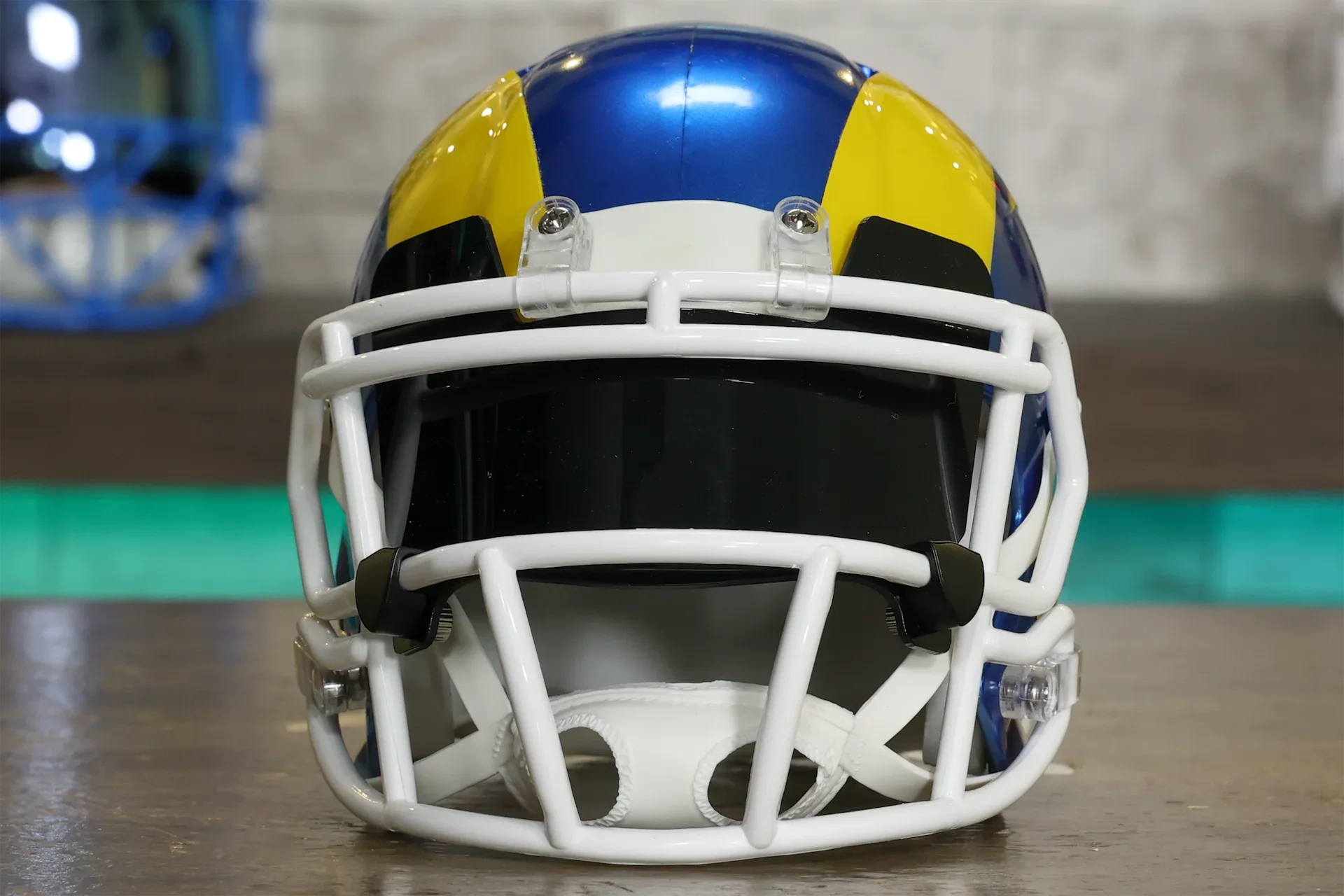 Mini Casco NFL Los Angeles Rams Speed De Riddell Mini Casco NFL Los Angeles Rams Speed De Riddell