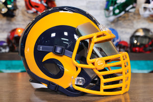 Los Angeles Rams Riddell Speed Replica Helmet - GG Edition