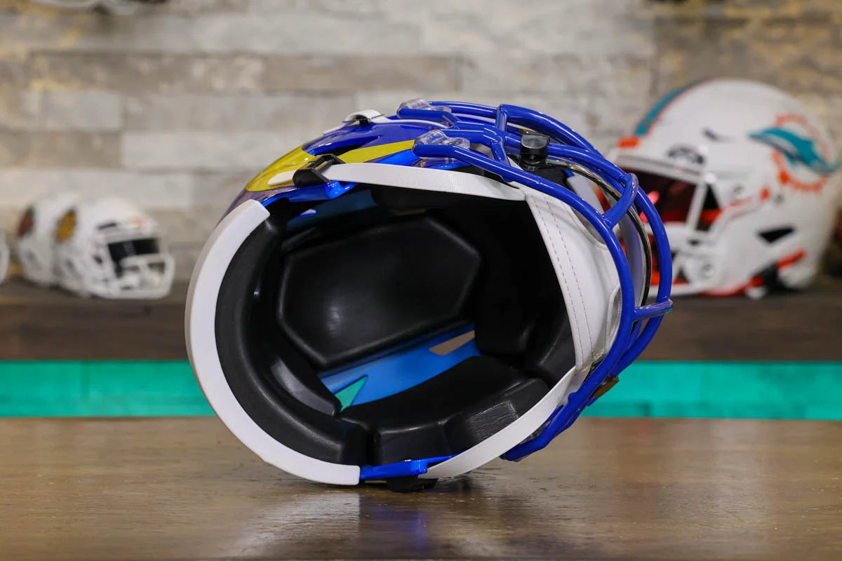 bike youth football helmets Los Angeles Rams Mid-Size SpeedFlex Color:Light Magenta Louis Vuitton x NBA Sale_Accessories The helmet also features