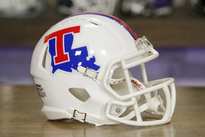 Louisiana Tech Bulldogs Riddell Speed Mini Helmet - Gloss White