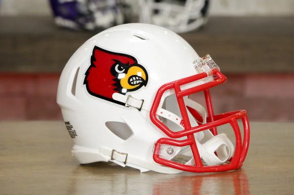 Louisville Cardinals Riddell Speed Mini Helmet – Green Gridiron, Inc