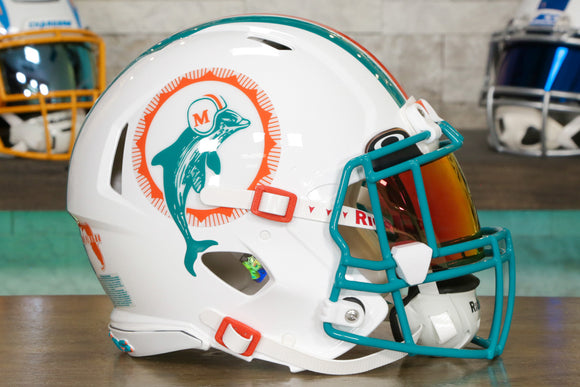 Miami Dolphins Riddell Speed Authentic Helmet - 1972 Throwback GG Edition