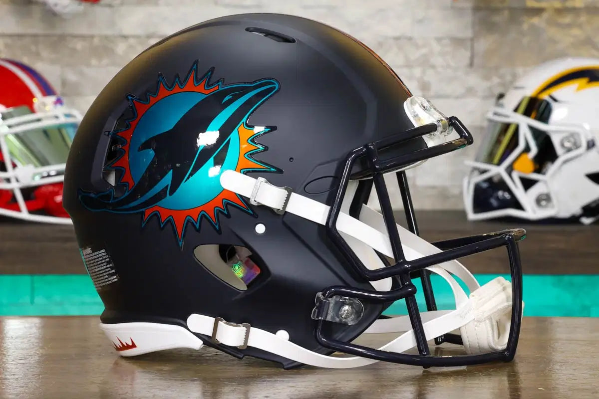 Miami Dolphins Riddell Speed Authentic Helmet - Rivalries