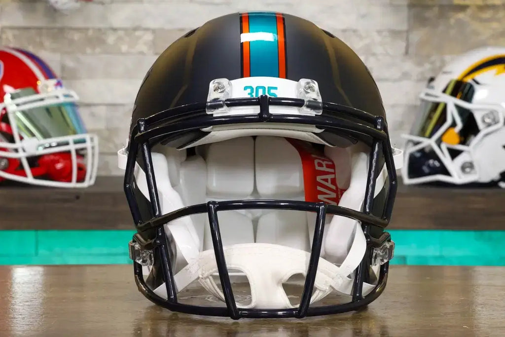 buy professional football helmets Miami Dolphins Rivalries On Field Alternate Authentic Speed