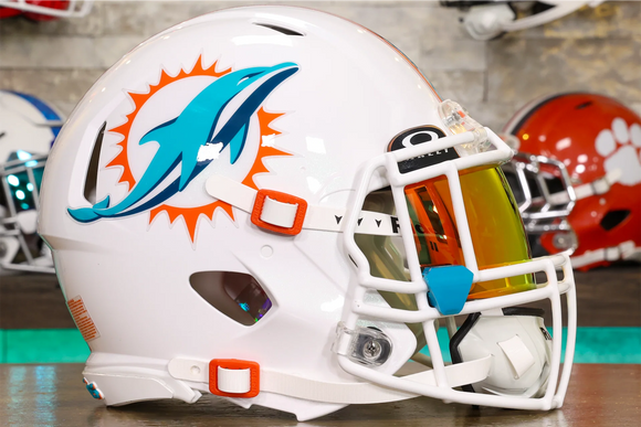 Miami Dolphins Riddell Speed Authentic Helmet - GG Edition