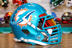 Miami Dolphins Riddell Speed Replica Helmet - GG Edition 00249