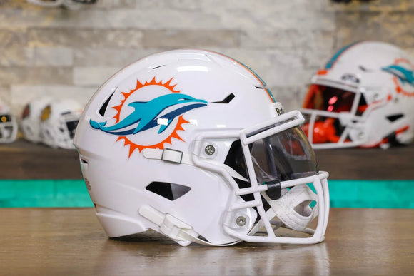 Miami Dolphins Riddell SpeedFlex Mid-Size Helmet – Green Gridiron