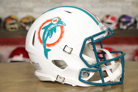 Miami Dolphins Riddell Speed Authentic Helmet - 1980-1996 Throwback