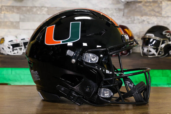 Miami Hurricanes Riddell SpeedFlex Helmet - Black