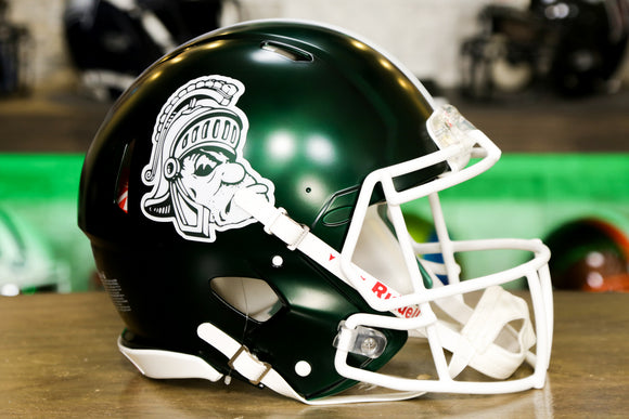 Michigan State Spartans Authentic Gruff Sparty Speed Helmet