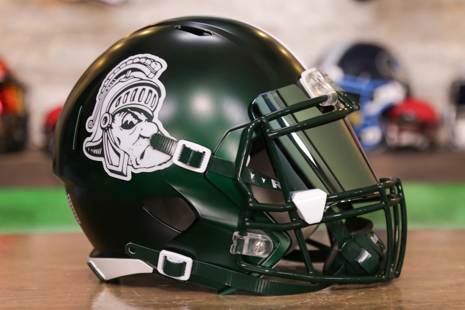 american football helmets for sale Michigan State Spartans Riddell Speed Display Helmet