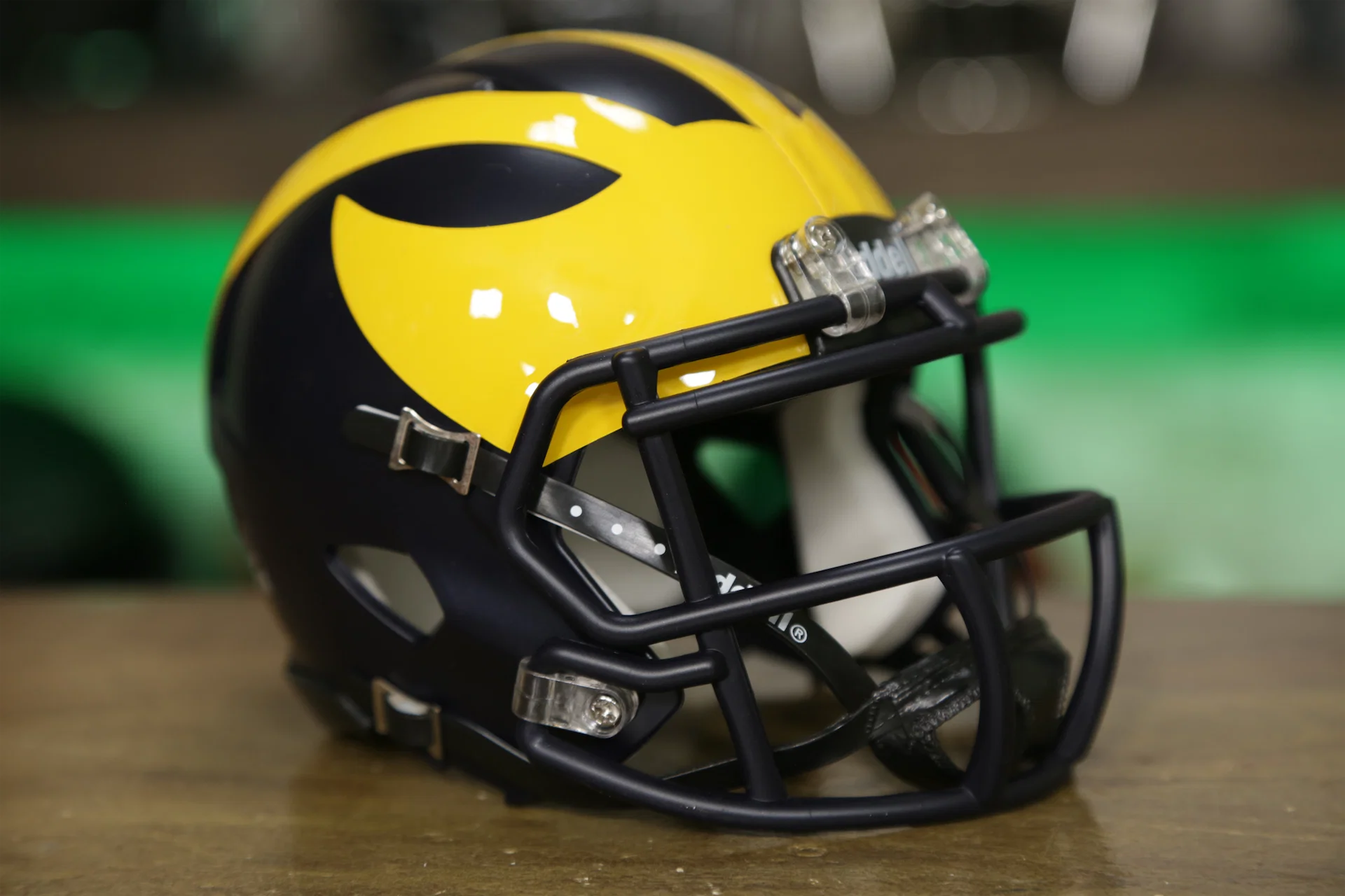 authentic university of michigan football helmet Michigan Wolverines Riddell Speed Mini Helmet