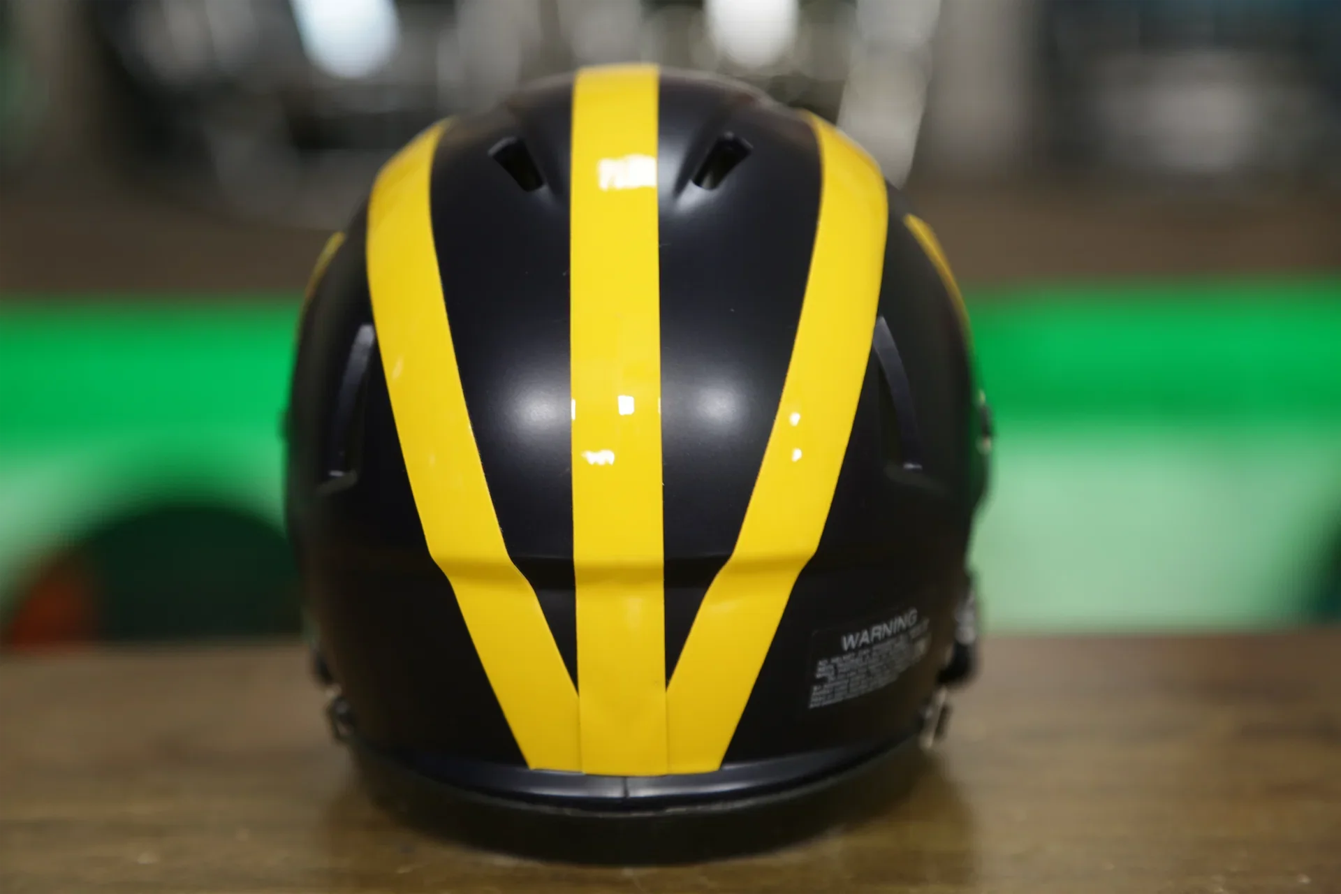 Michigan Wolverines Riddell Speed Mini Helmet – Green Gridiron, Inc